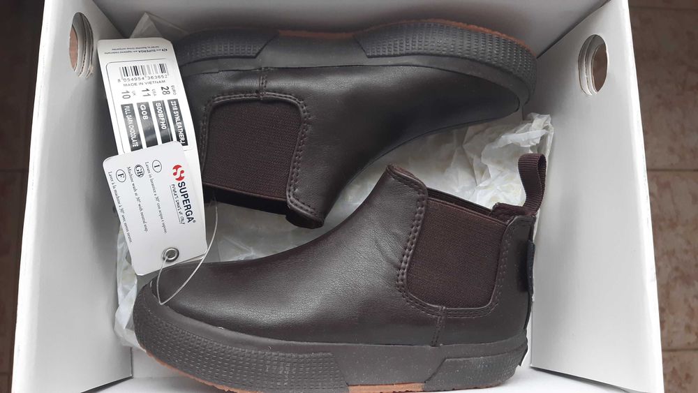 SUPERGA Нови ест. кожа 28 размер