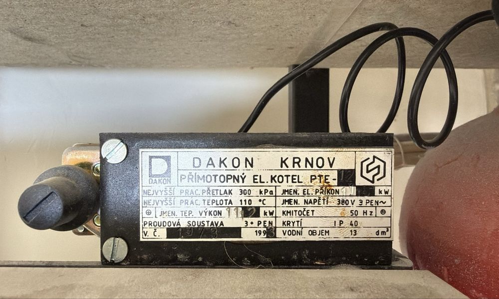 електрически котел Dakon PTE 12 . 0 работни часа
