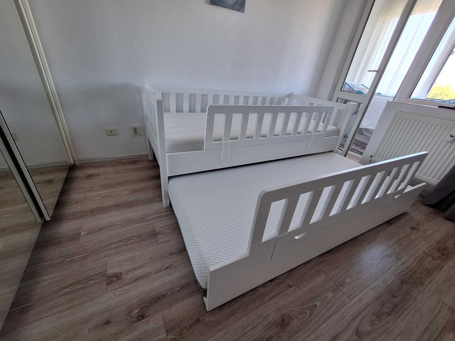 TRANSPORT GRATUIT.Pat extensibil din lemn masiv.Cod 122