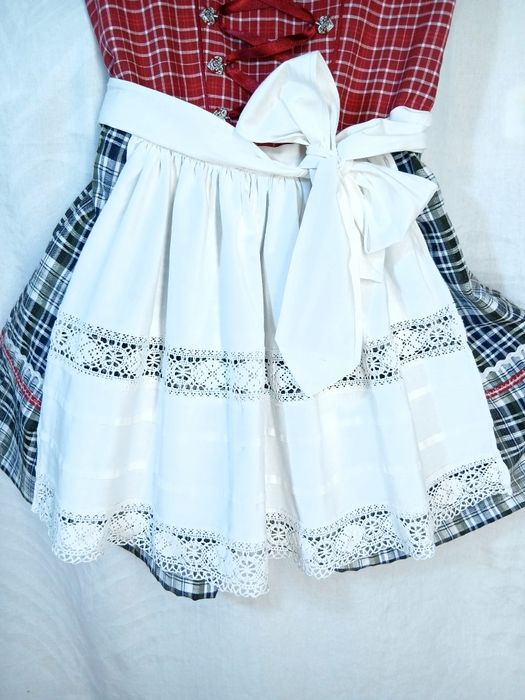 Dirndl fetițe 7-8 ani Nr 128-134cm Sarafan tirolez Rochie bavareza sas
