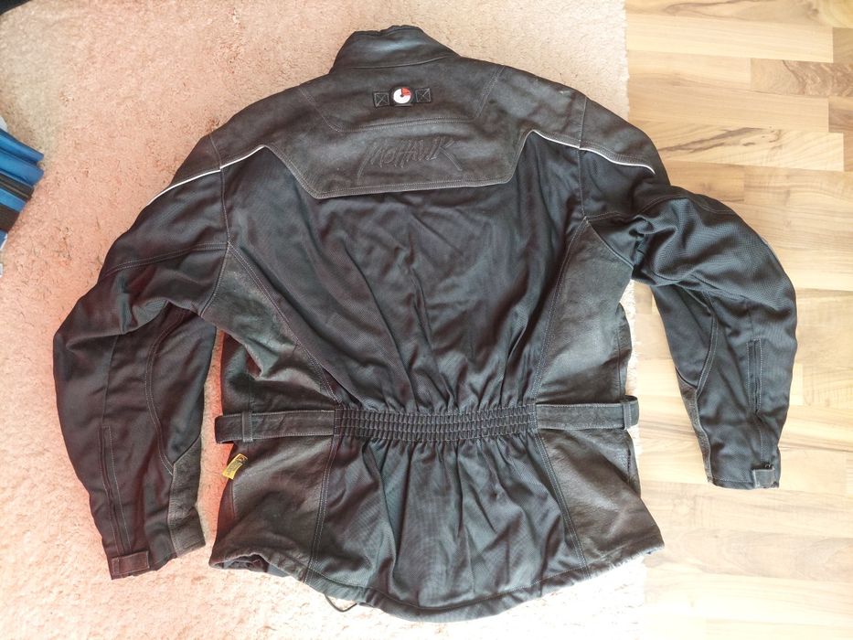 Geaca moto textil si piele Polo,marime mare
