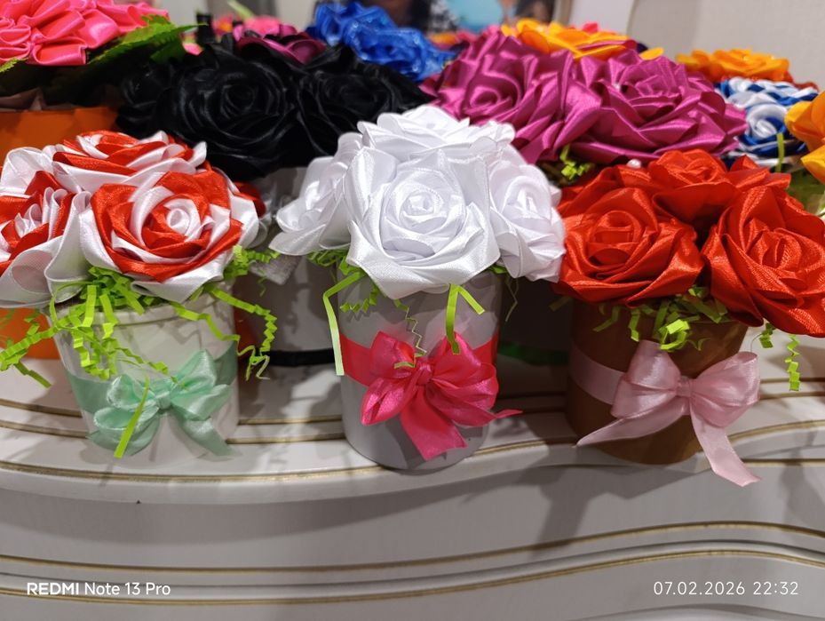 Цветы ручной работы