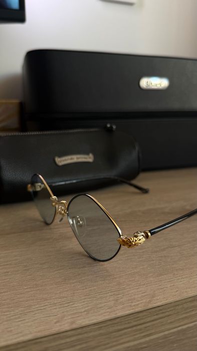 Chrome Hearts слънчеви очила в синьо