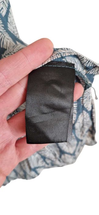 Tunica / camasa lunga din viscoza cu print frunza (femei)