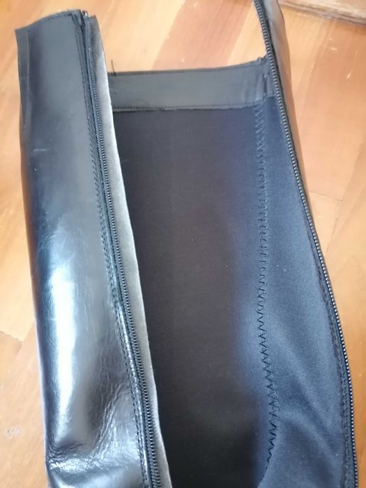 Cizme dama piele Blu Rose 38 fabricate Italia picior ingust