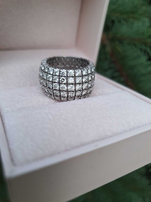 Inel Aur 18 kt cu Diamante naturale 5.5 ct