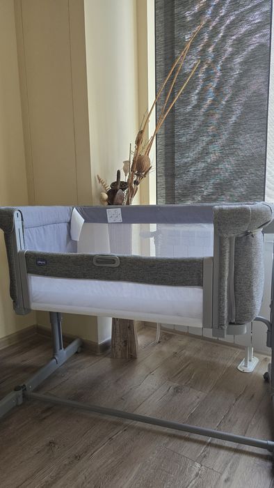 Бебешка мини кошара с падаща страна Chicco - Next 2 Me Magic Evo