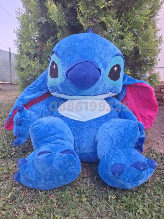 Голям плюшен Стич, 120-150см Голяма плюшена играчка Стич, Lilo Stitch