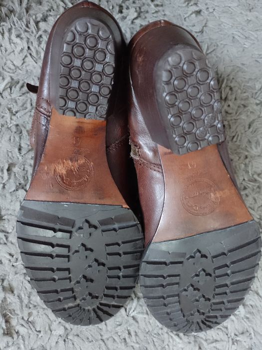 Ghete de piele naturală Massimo Dutti
