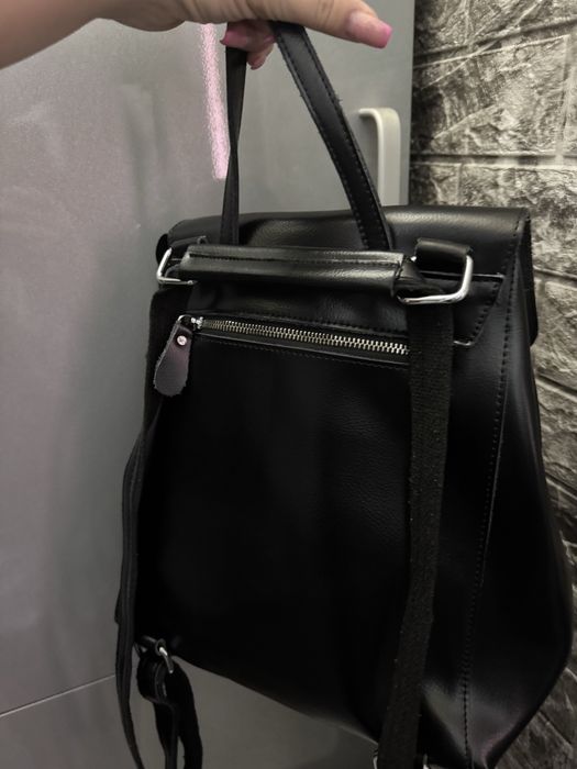 Сумка-рюкзак, кожа