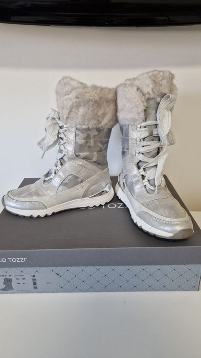 Cizme zapada imblanite si impermeabile Marco Tozzi marime 37 stare f b