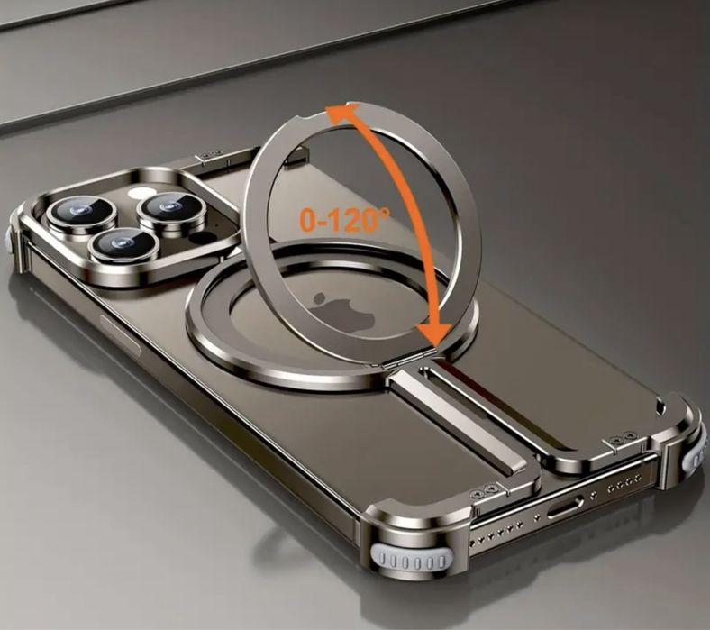 Алюминиевый бронированный чехол iPhone 15 Pro