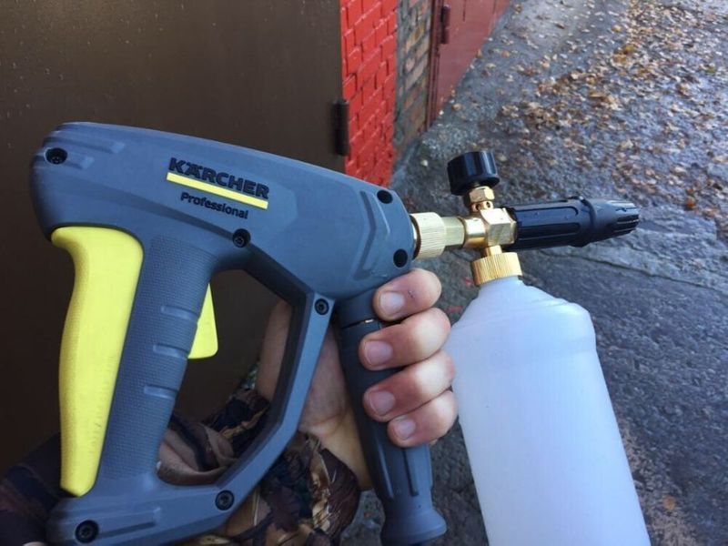 Lance spumare cu adaptor KARCHER hd sau Hds easy force , easy lock gri