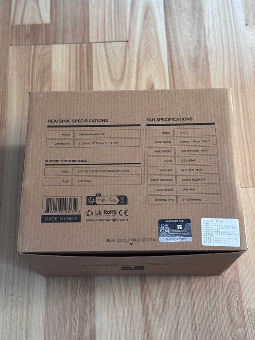 Кулер для процессора THERMALRIGHT Peerless Assassin 120