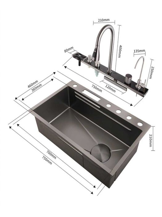 Кухонная Раковина Многофункциональная Мойка
