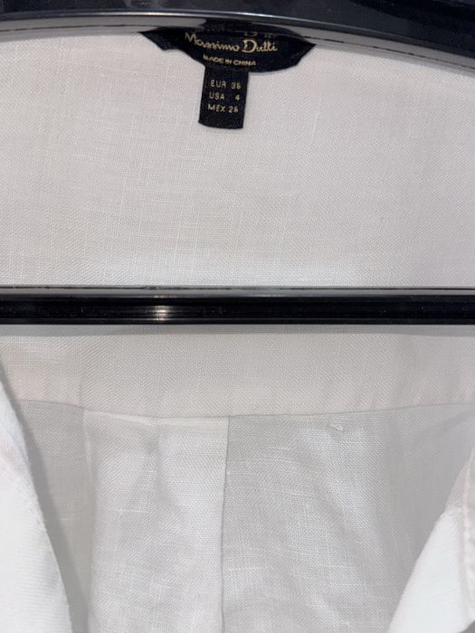 Продам рубашку из льна massimo dutti