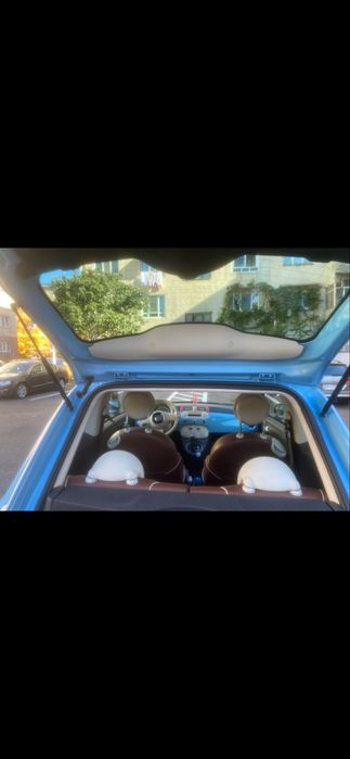 Vand Fiat 500 Albastru Santorini