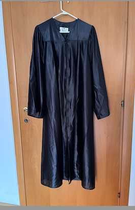 Unisex Halloween Black Graduation Gown Oak Hall – Height 125 cm length