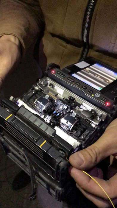 Сварка оптики ВОЛС Монтаж GPON сварка, Shisha tola ulash, Payka optika ...