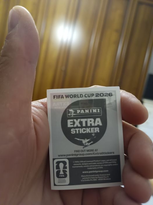 Jude bellingham cartonaș world cup 2026 extra stiker GOLD