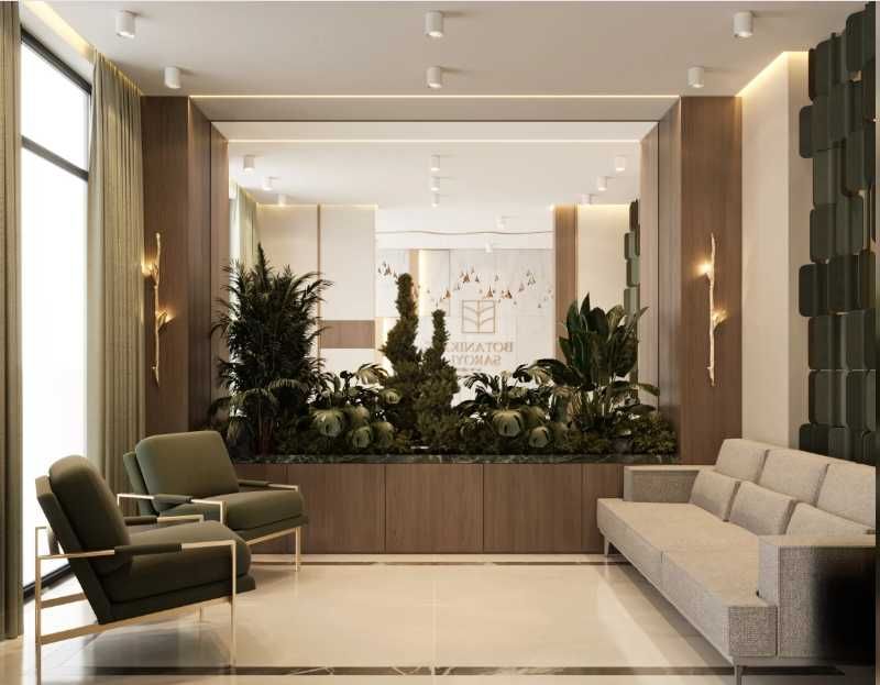 BUSINESS CLASS — 2-комнатная 58м² С СОБСТВЕННОЙ ТЕРРАСОЙ на 1 этаже