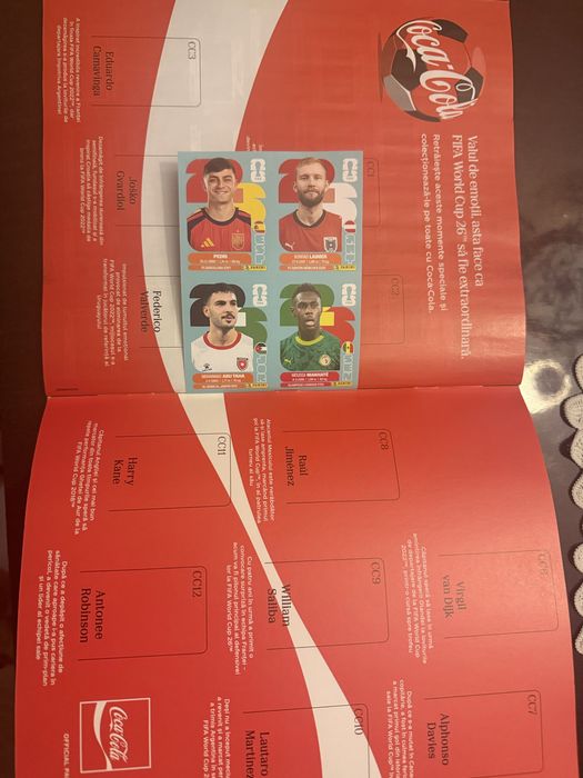Album Paninni World Cup 2026 + Mbappe primul sticker inclus