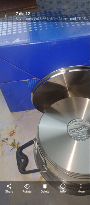 Vase ZEPTER neutilizate nedeconservate