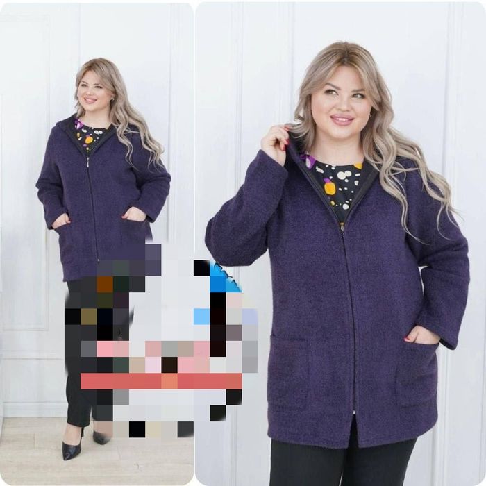 Кардиган ткань альпака (травка). Размер 52-54