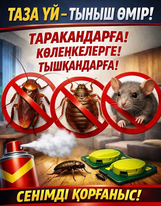 Уничтожение клопов и грызунов и.т.д