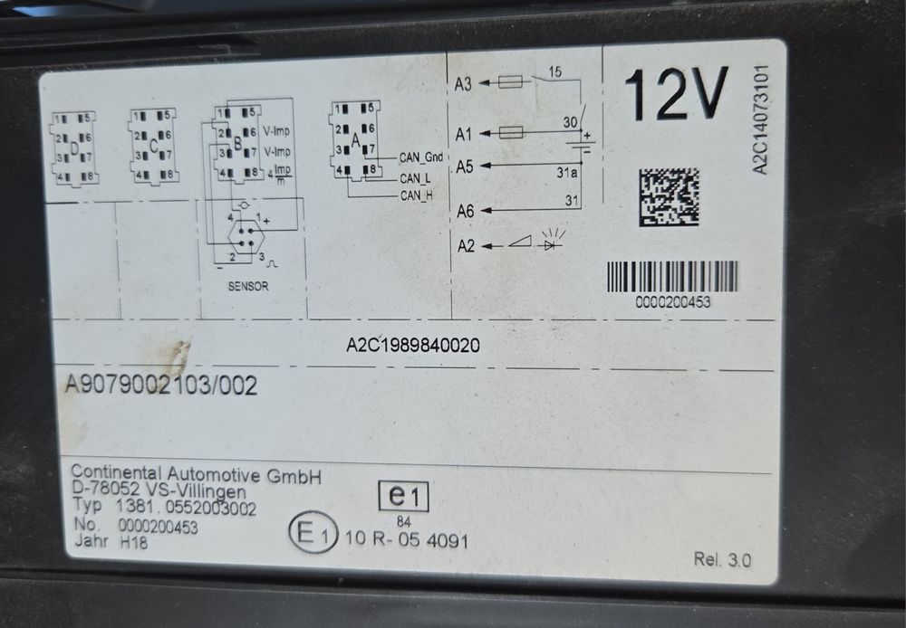 Tahograf  NOU VDO 12V  2500 Lei  Bucata  An 2025 , Tahograf Inteligent 24V An 2023 1500 Lei Bucata Folosit Ultima Generatie