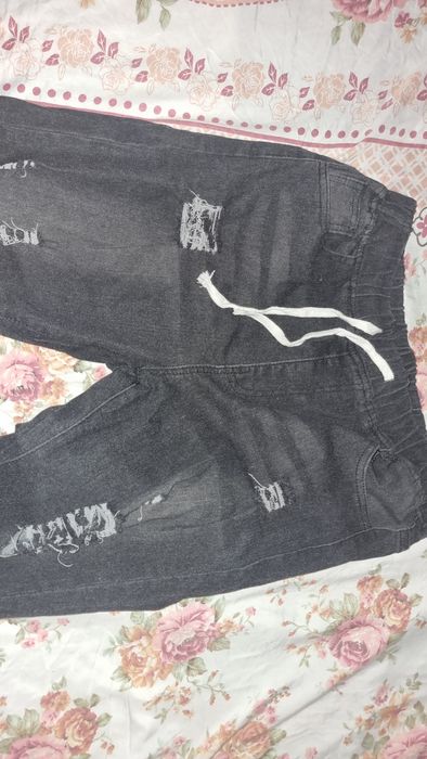 Blugi dama negri L cu snur