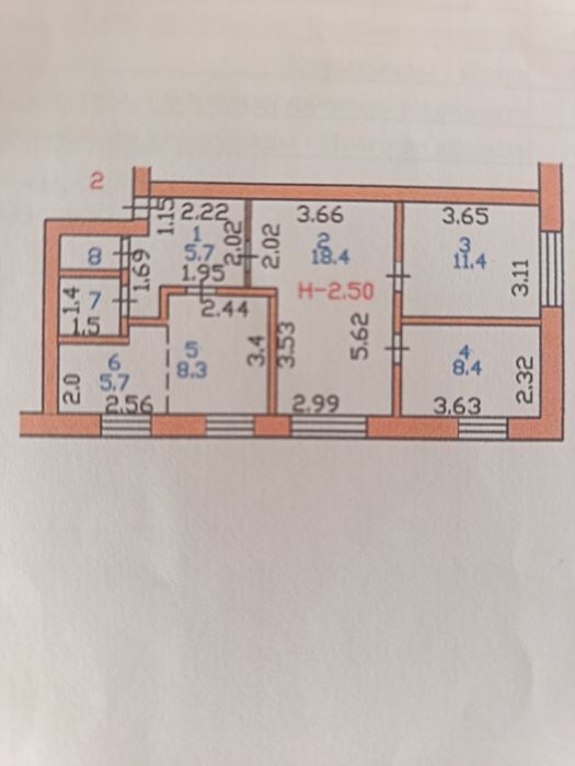 Продам 3х комнатную квартиру