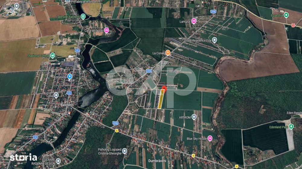 Teren 10.000mp parcelat Balotesti