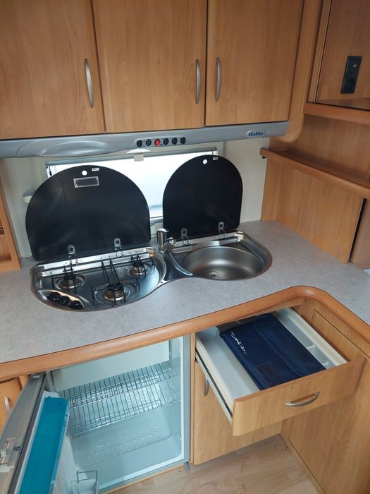 Rulota Hobby de Luxe an 2006,InmatriculataRo,Pat francez, Cort ,Boiler