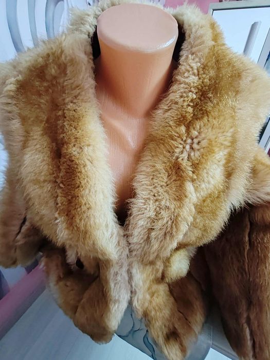 Haină de blană artificială fashion