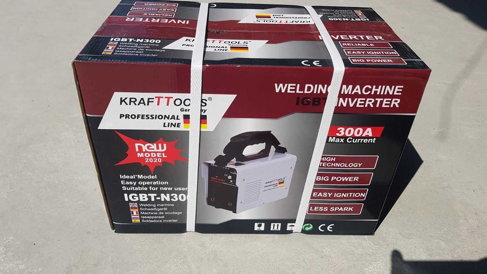 нов 300А Инверторен електрожен за ръчно електродъгово заваряване