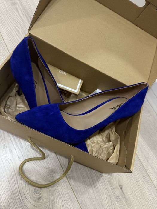 Туфли натуральная замша