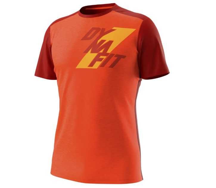 Мъжка тениска Dynafit Transalper Light T-Shirt нова с етикети  – Orange  Размер L  цена: 45 €