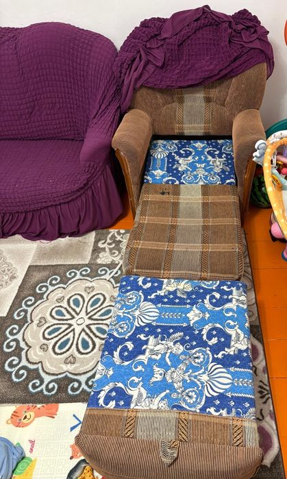 Диван креслосымен сатылады!