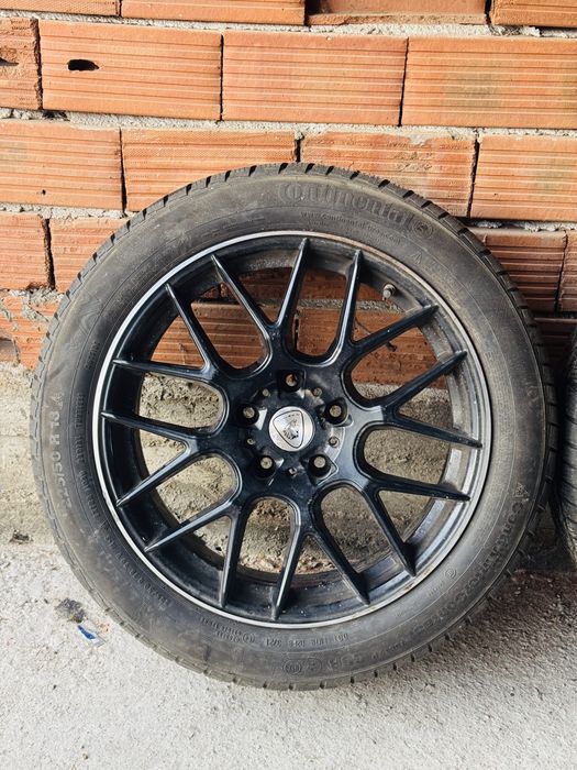 18 Алуминиеви джанти Aluett 5х120 за BMW с гуми Continental (Runflat)