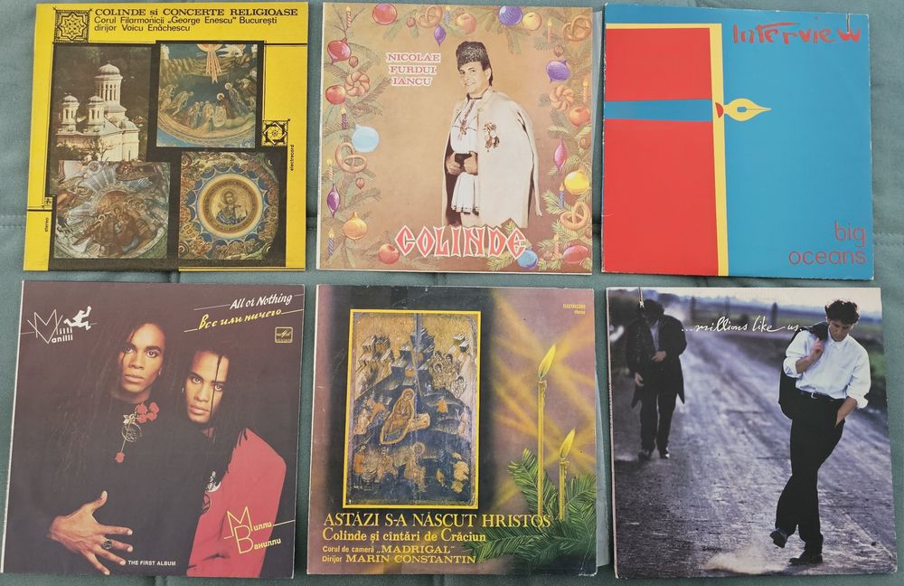 Discuri vinil LP - Muzică pop și Colinde tradiționale