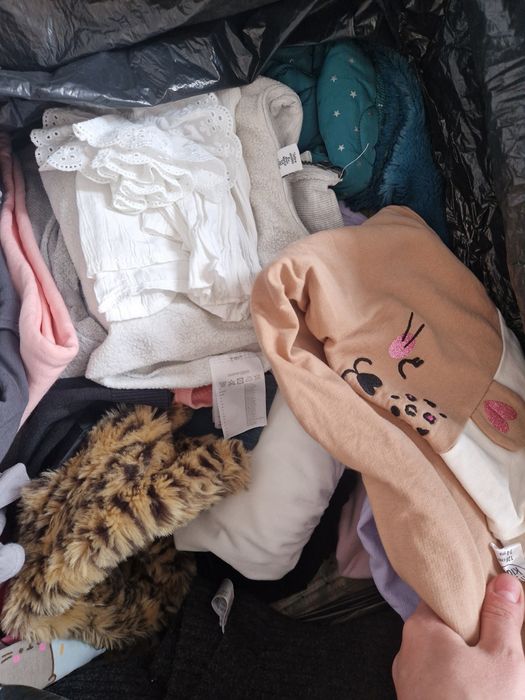 Sac cu haine de fetite