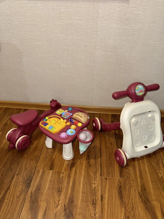 Ходунок каталка 3 в 1 трансформер