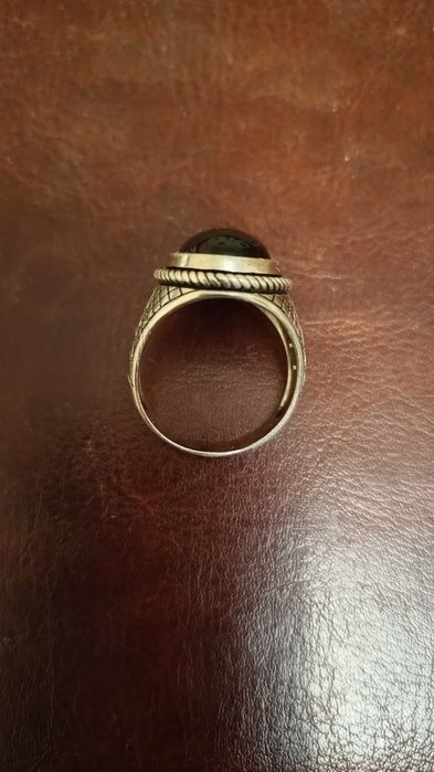 Мъжки стилен сребърен пръстен