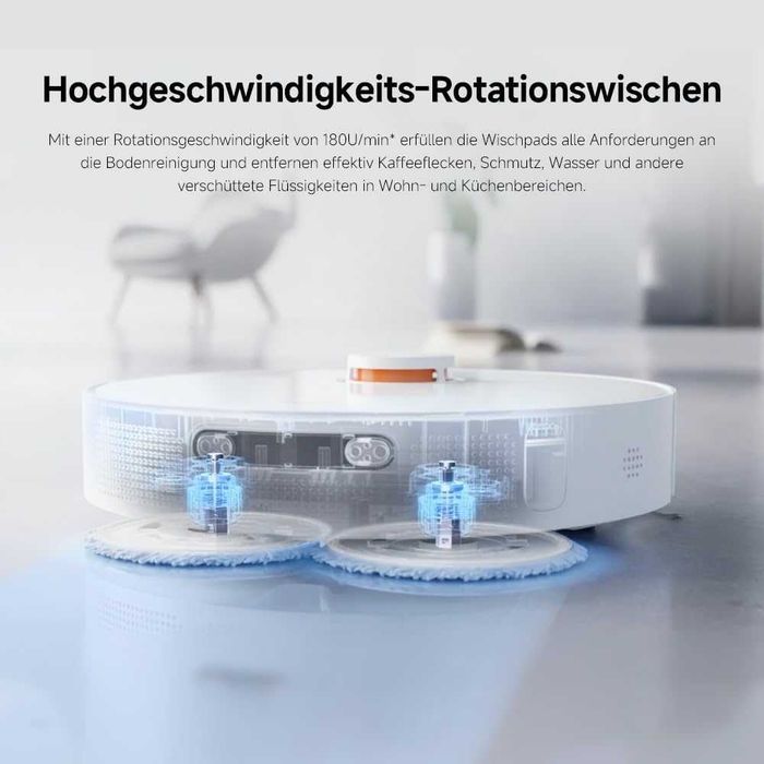Нова Прахосмукачка Робот с Моп Xiaomi X20+ Robot Vacuum BHR8124, 2 години Гаранция, Сухо и Мокро Почистване