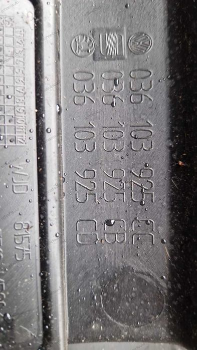 Capac motor VW Golf 5 cod motor BUD cod piesa 036 103 925 CC / CB / CD