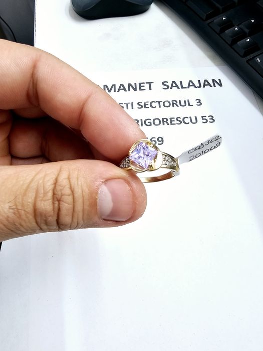 Vand inel dama din aur 14 k 4.02 g cod 302