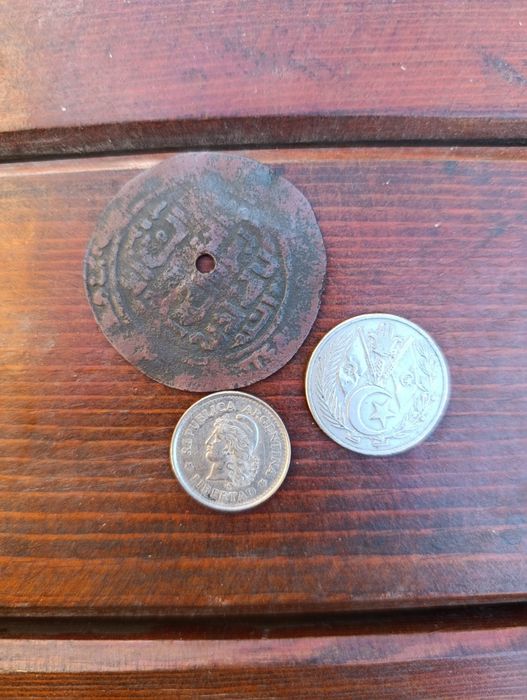 Крупная редкая монета старинная оригинал