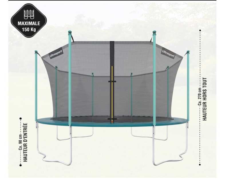 Батут каркасний-427 метр. Оригинал Доставка и установка бесплатно