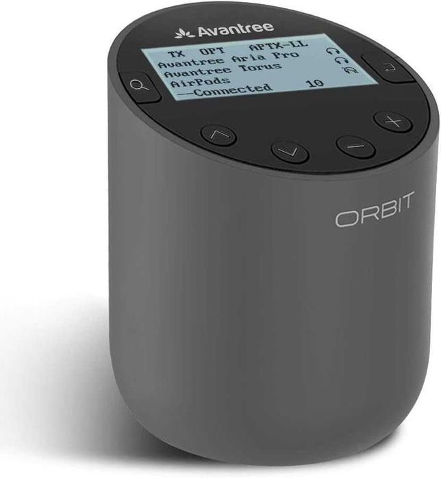 Предавател Трансмитер Avantree Orbit, Bluetooth 5.0, сертификат aptX-HD с ниска латентност, Сив